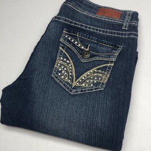 VINTAGE VGS DENIM ROLLUP CAPRIS  6/28x23 ⭐️